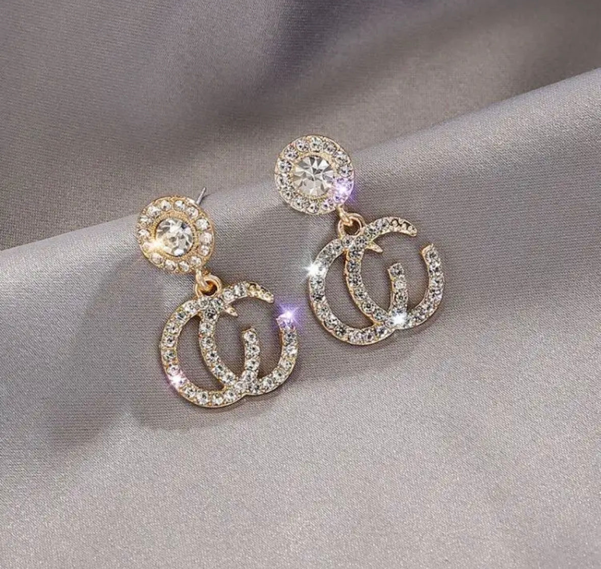 Luxury Fashion Trendy Crystal Diamond Drop Earrings